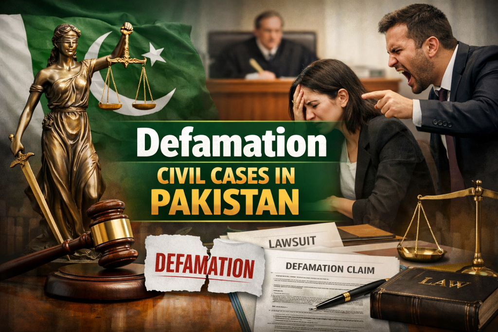Defamation Civil Cases in Pakistan