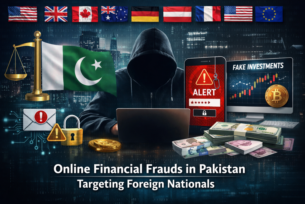 Online Financial Frauds in Pakistan Targeting Foreign Nationals