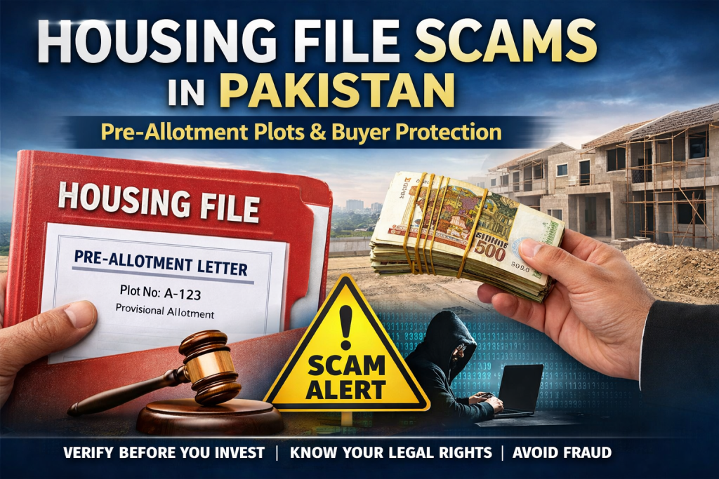 Housing File Scams in Pakistan