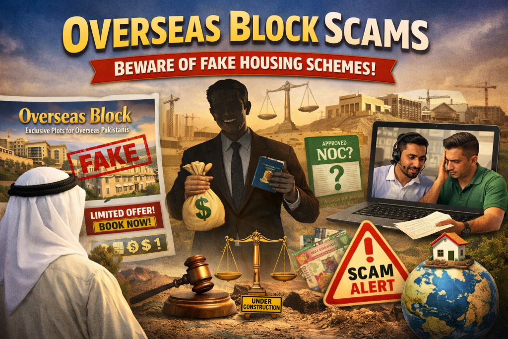 Overseas Block Scams in Pakistan