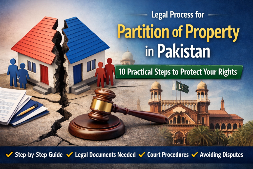 Legal Process For Partition Of Property