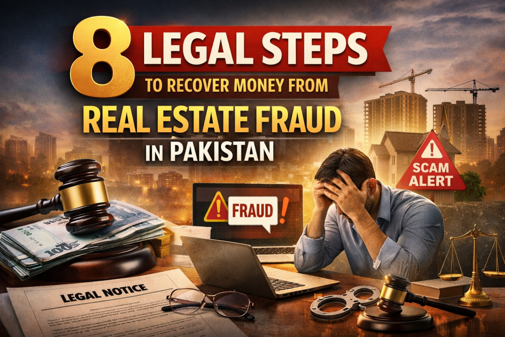 8 Legal Steps Against Real Estate Investment Fraud in Pakistan