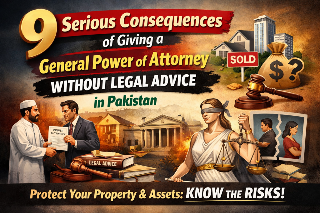 9 Serious Consequences of Giving a General Power of Attorney Without Legal Advice in Pakistan