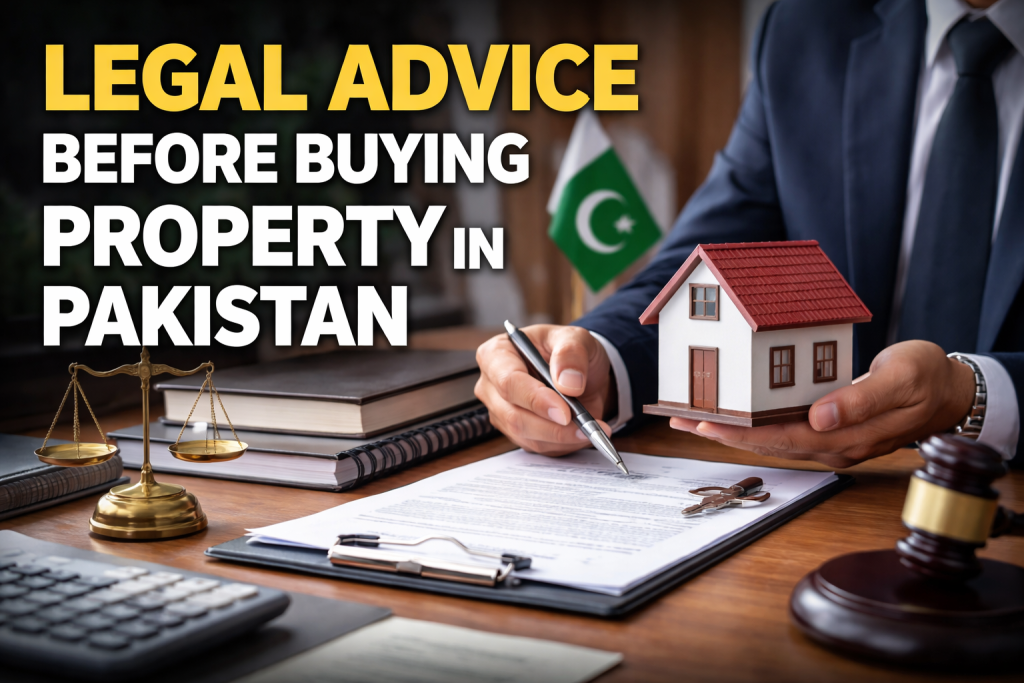 Legal advice before buying property in Pakistan