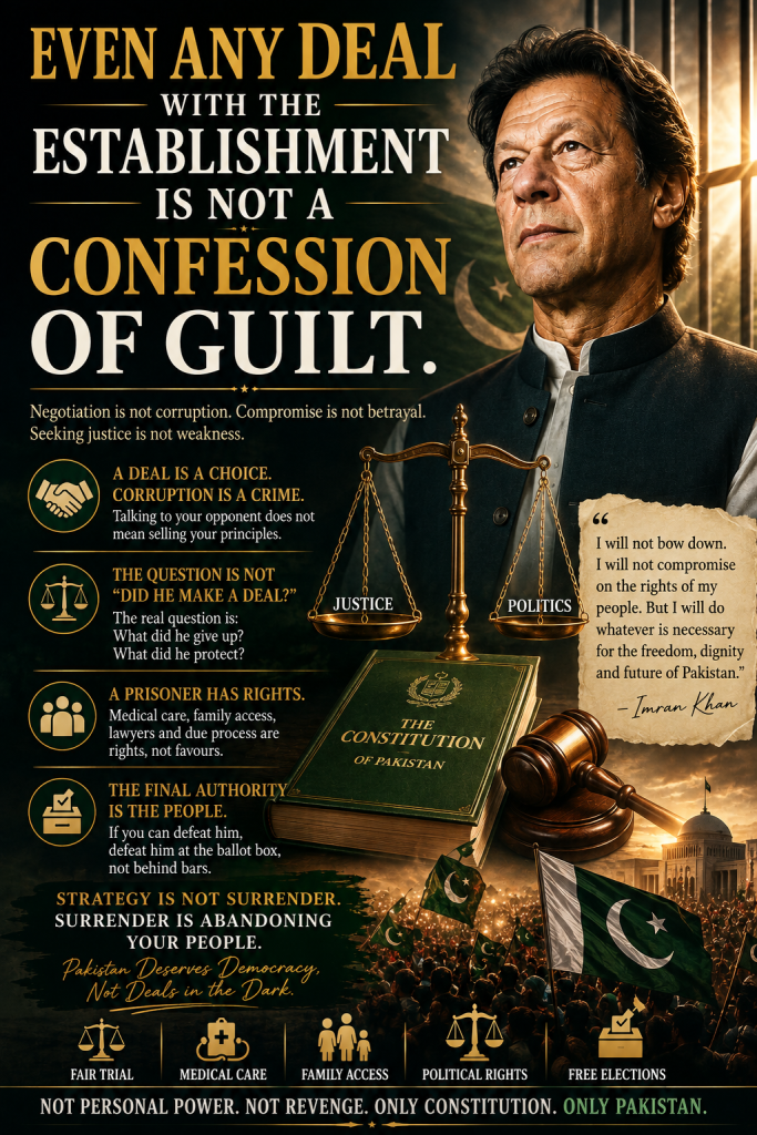 Even Any Deal with the Establishment Is Not a Confession of Guilt